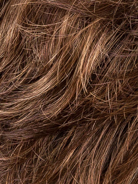 MOCCA ROOTED 830.27.12 | Medium/Lightest Brown blended with Light Auburn and Dark Strawberry Blonde and Shaded Roots