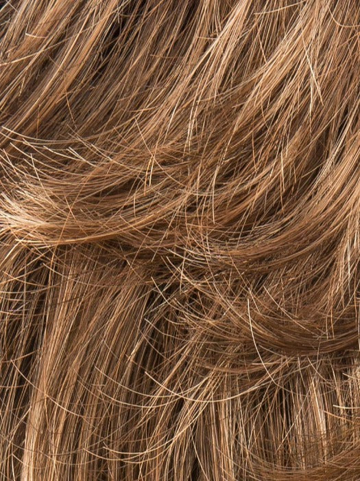 NOUGAT ROOTED 12.20.8 | Lightest Brown, Light Strawberry Blonde, and Medium Brown with Dark Shaded Roots