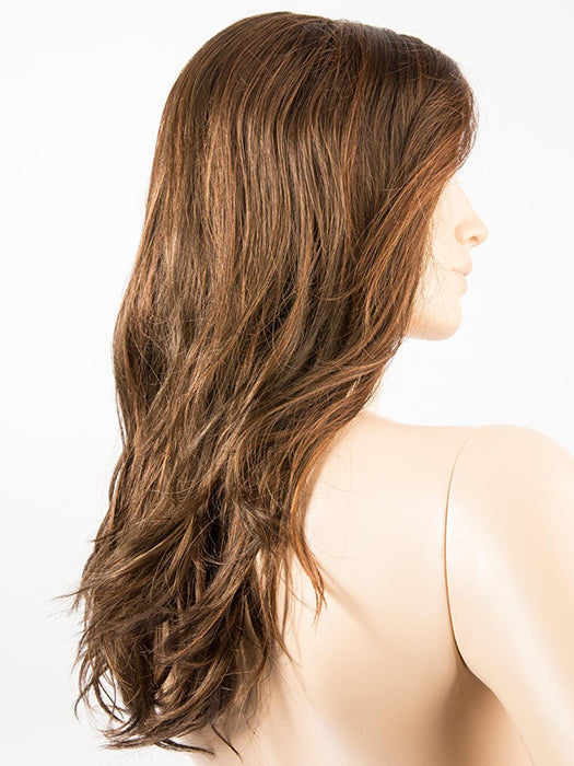 CHOCOLATE ROOTED 6.30.4 | Medium to Dark Brown base with Light Reddish Brown Highlights and Dark Roots