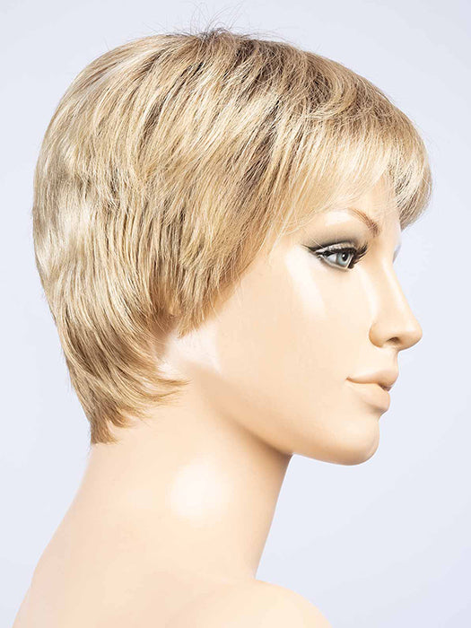 BAHAMA BEIGE SHADED 16.22.14 | Medium Honey Blonde, Light Ash Blonde, and Lightest Reddish Brown blend with Medium shaded roots