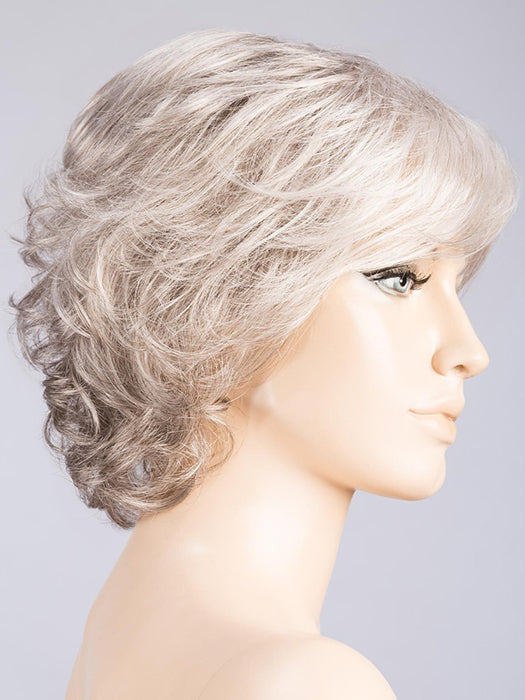 SNOW MIX 60.56.58 | Pure Silver White with 10% Medium Brown & Silver White with 5% Light Brown blend