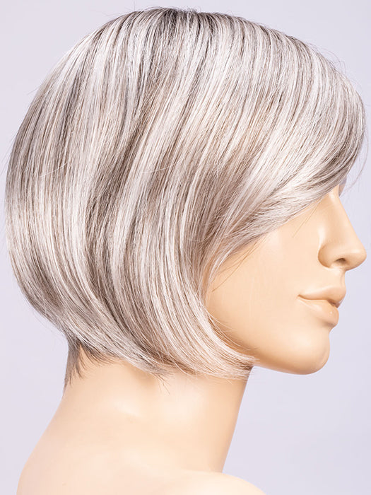 DARK SNOW ROOTED 56.60.48 | Lightest Brown and Lightest Blonde blended with Pearl White and a Grey Blend