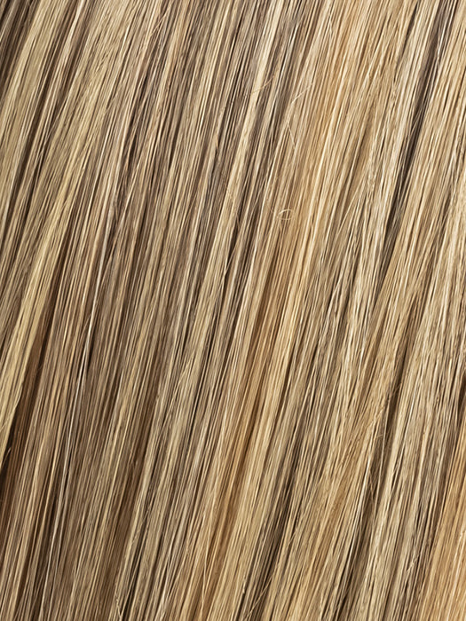 LIGHT BERNSTEIN ROOTED 12.26.27 | Light Auburn, Light Honey Blonde, and Light Reddish Brown Blend and Dark Roots