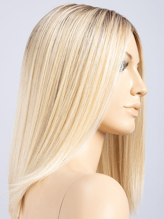 PASTEL BLONDE ROOTED 25.22.26 | Pearl Platinum, Dark Ash Blonde, and Medium Honey Blonde Mix with Darker Roots