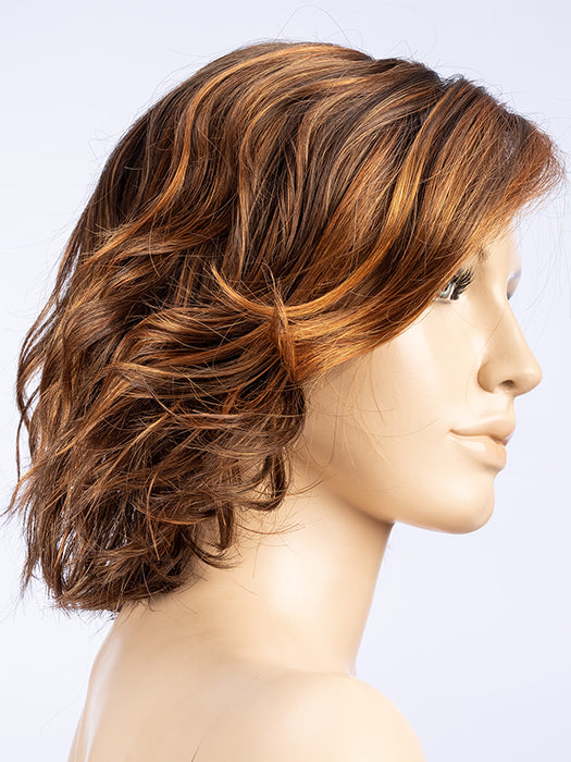 HAZELNUT ROOTED 8.28.30 | Medium Brown and Light Copper Red blend with Light Auburn and Shaded Roots