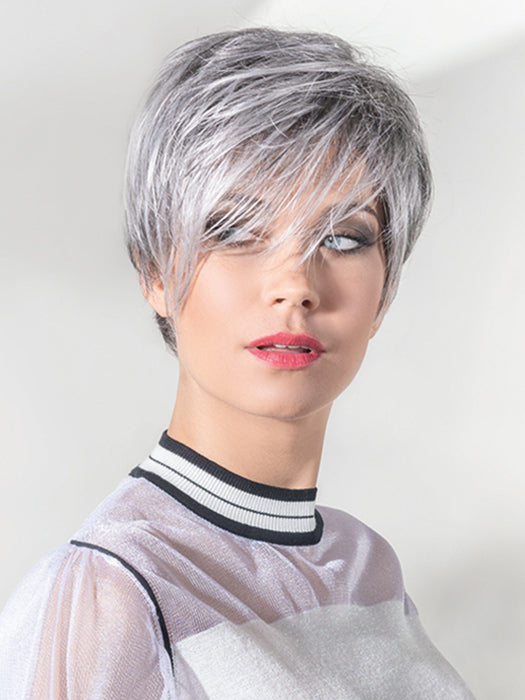 FIRST by ELLEN WILLE in SALT/PEPPER-MIX 51.44.39 | Light Natural Brown with 75% Gray, Medium Brown with 70% Gray and Pure White Blend