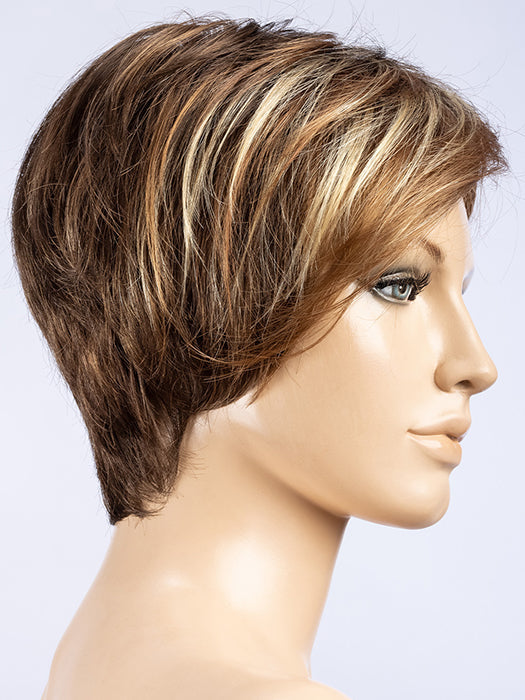 MOCCA LIGHTED 12.26.830 | Medium/Lightest Brown blended with Light Auburn and Light Golden Blonde Highlights
