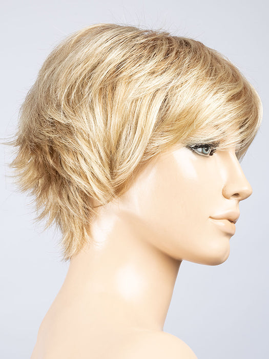 CHAMPAGNE SHADED 22.16.25 | Lightest Ash Blonde, Medium Ash Blonde with Light Golden Blonde blend with dark shaded roots