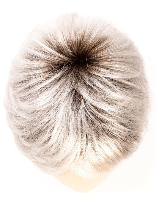 ICE BLONDE SHADED 60.1001.16 | Silver White /Winter White with Medium Ash Blonde Blend with Light Brown Roots