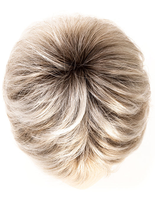 IVORY BLONDE SHADED 101.14.1001 | Pearl platinum with dark ash blonde and silver white blend with dark shaded roots