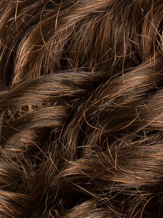 CHOCOLATE ROOTED 830.6 | Medium to Dark Brown Base with Light Reddish Brown Highlights and Dark Roots