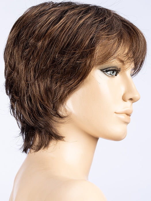 VANITY by ELLEN WILLE in CHOCOLATE ROOTED 830.6 | Medium Brown, Light Auburn, and Dark Brown blend with Shaded Roots