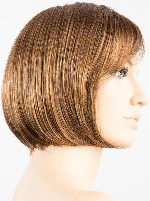 LIGHT MOCCA ROOTED 8.31.12 | Medium Brown base, Light Reddish Auburn, and Lightest Brown Blend with Dark Roots