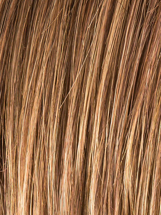 LIGHT MOCCA ROOTED 8.31.12 | Medium Brown, Light Reddish Auburn, Lightest Brown Blend with Dark Roots