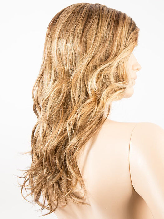 LIGHT BERNSTEIN ROOTED 12.26.27 | Light Auburn, Light Honey Blonde, and Light Reddish Brown Blend and Dark Roots