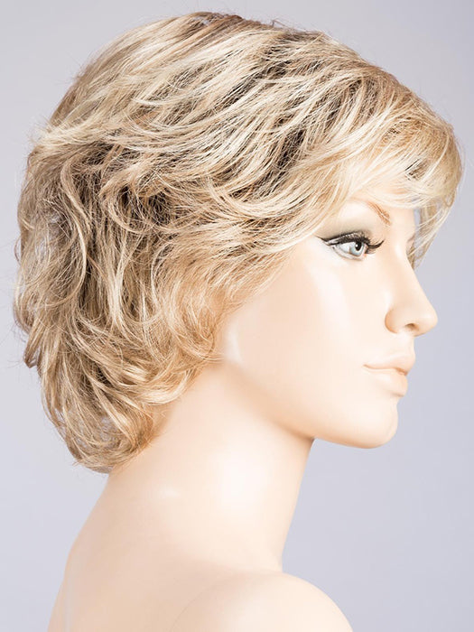 CHAMPAGNE ROOTED 22.20.25 | Light Beige Blonde, Medium Honey Blonde, and Platinum Blonde blend with Dark Roots