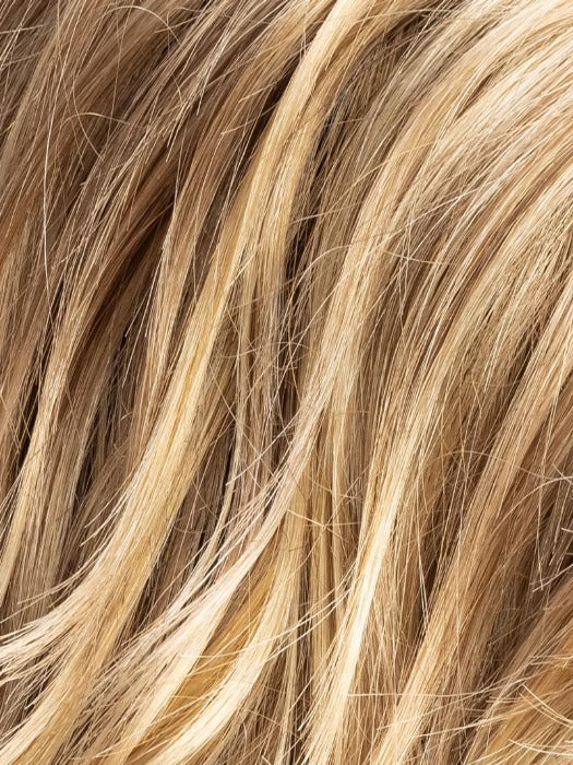 CARAMEL ROOTED 20.14.26 | Medium Ash Blonde and Light Strawberry Blonde blend with Light Golden Blonde and Shaded Roots