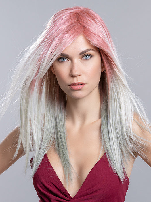 CLOUD by ELLEN WILLE in ICY STRAWBERRY | Strawberry roots that melt into Platinum, Tipped with Green