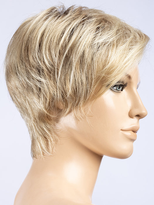 SANDY BLONDE ROOTED 24.14.23 | Medium Ash Blonde and Lightest Pale Blonde blend with Lightest Ash Blonde and Shaded Roots