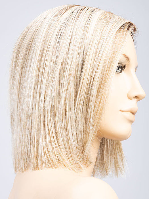 PEARL BLONDE ROOTED 101.24.20 | Pearl Platinum, Lightest Ash Blonde and Light Strawberry Blonde Blend with Dark Shaded Roots 