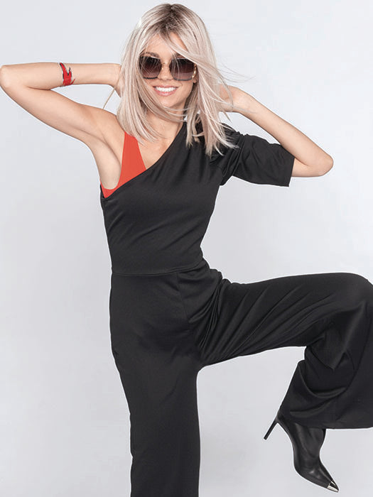 DRIVE by ELLEN WILLE in PEARL BLONDE ROOTED 101.24.20 | Pearl Platinum, Dark Ash Blonde, and Medium Honey Blonde Mix